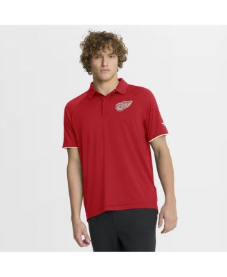 Fanatics - Men's Red Detroit Red Wings Authentic Pro Centennial Rink Raglan&nbsp;Polo Shirt