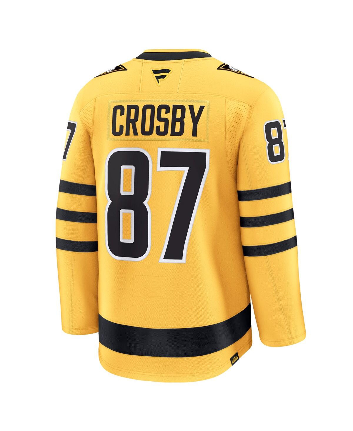 Fanatics Men's Sidney Crosby Gold Pittsburgh Penguins Alternate Premium Player Jersey
