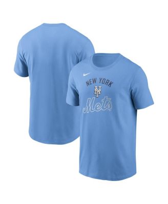 Nike - Men's Light Blue New York Mets Early Innings Stack T-Shirt