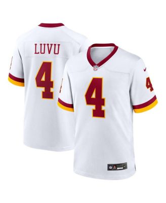 Nike - Men's Frankie Luvu White Washington Commanders Game Super Bowl Era Jersey
