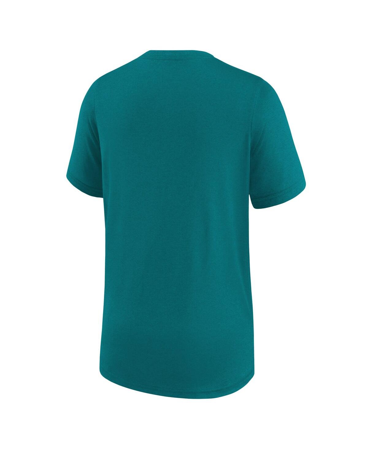 Nike Big Boys and Girls Teal Jacksonville Jaguars Icon Legend T-Shirt