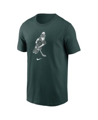 Men's Green Michigan State Spartans Hockey Sparty Sport T-Shirt