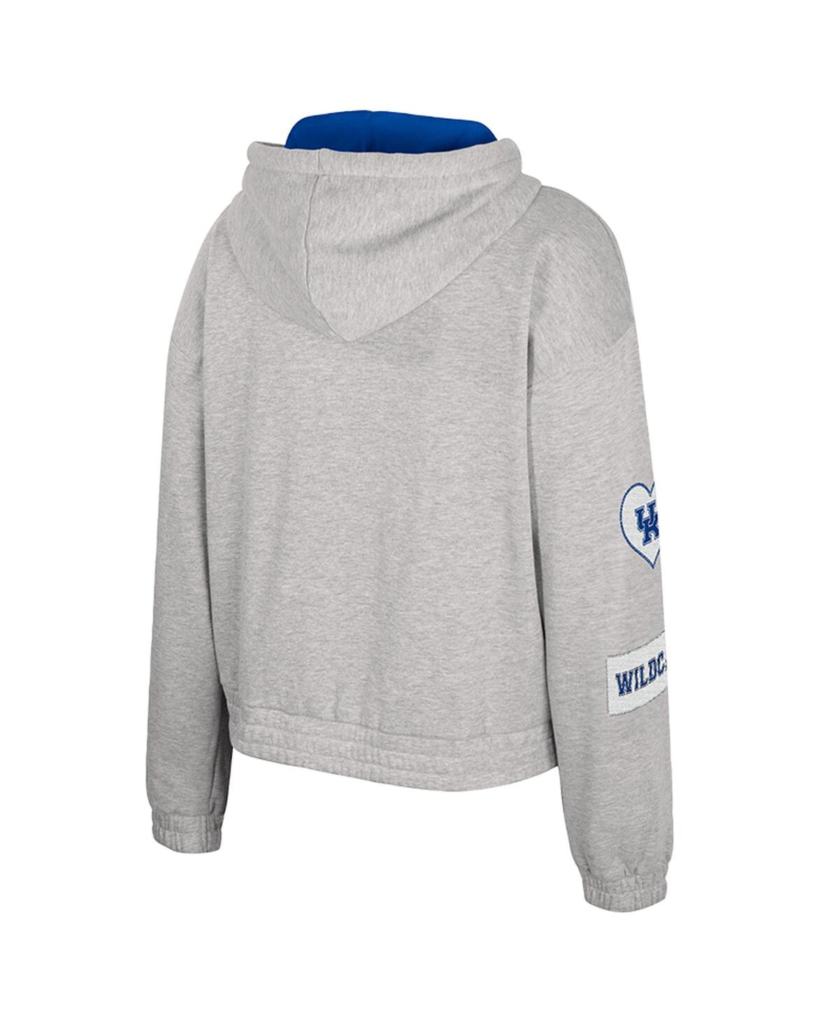 Colosseum Women's Gray Kentucky Wildcats Alfie Full-Zip Hoodie Jacket
