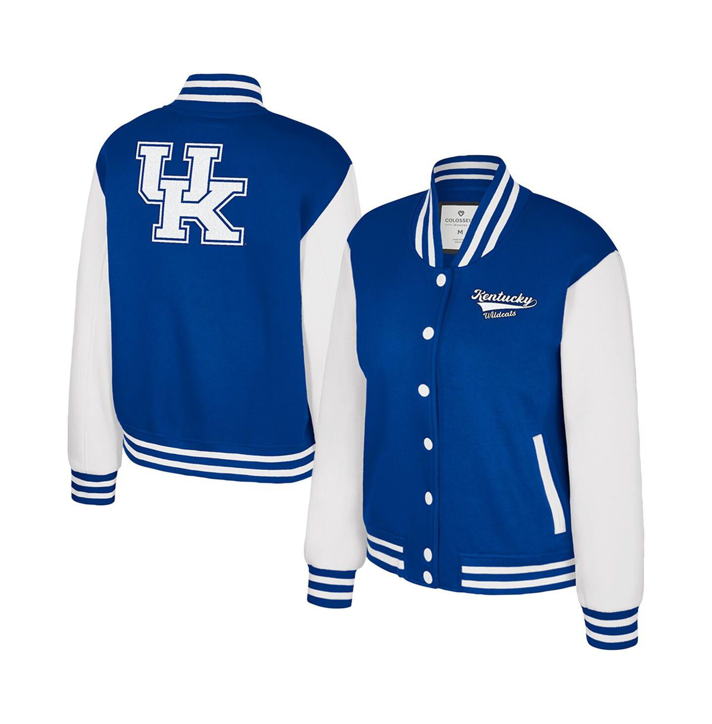 Женская куртка Colosseum Royal Kentucky Wildcats French Baguette Full Snap Fleece — фото 1