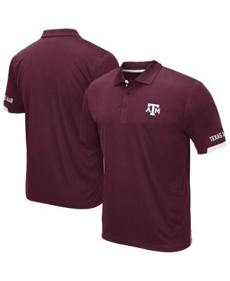 Colosseum - Men's Maroon Texas A&M Aggies Big Tall Santry Polo