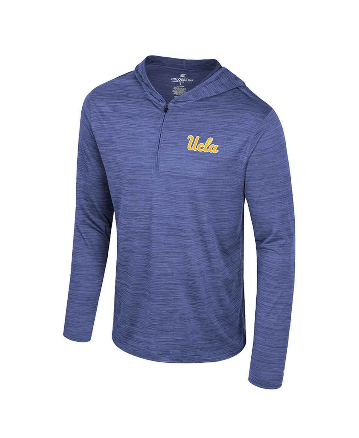 Colosseum Men's Blue Ucla Bruins Always Sunny Lightweight Quarter-Zip Hoodie