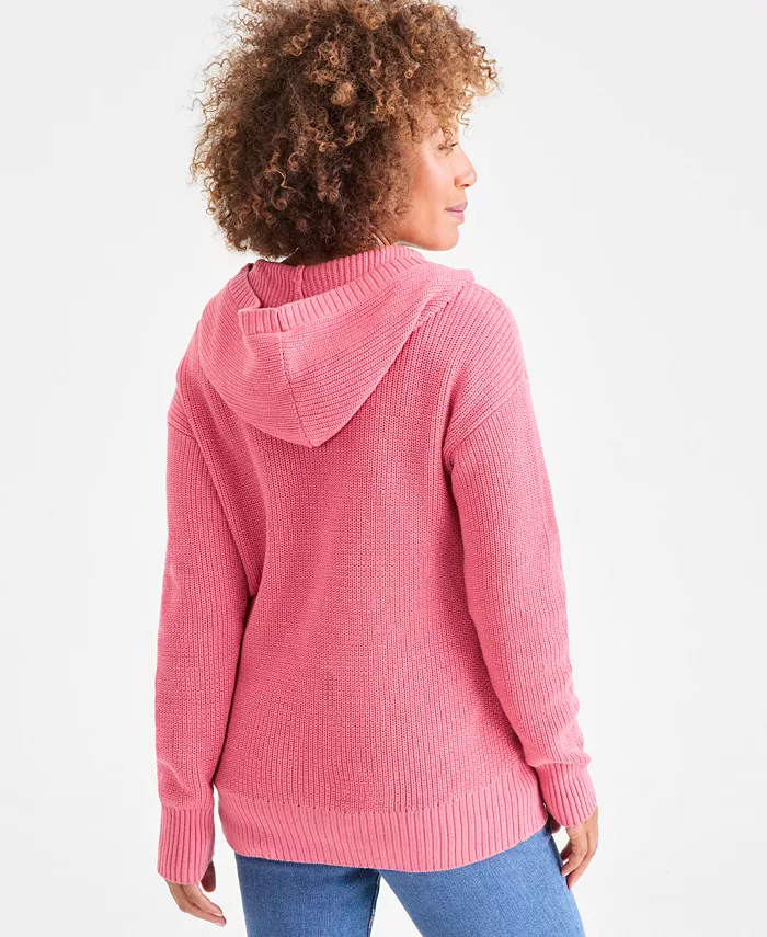 Women's Cotton Hoodie Sweater - thumbnail 2