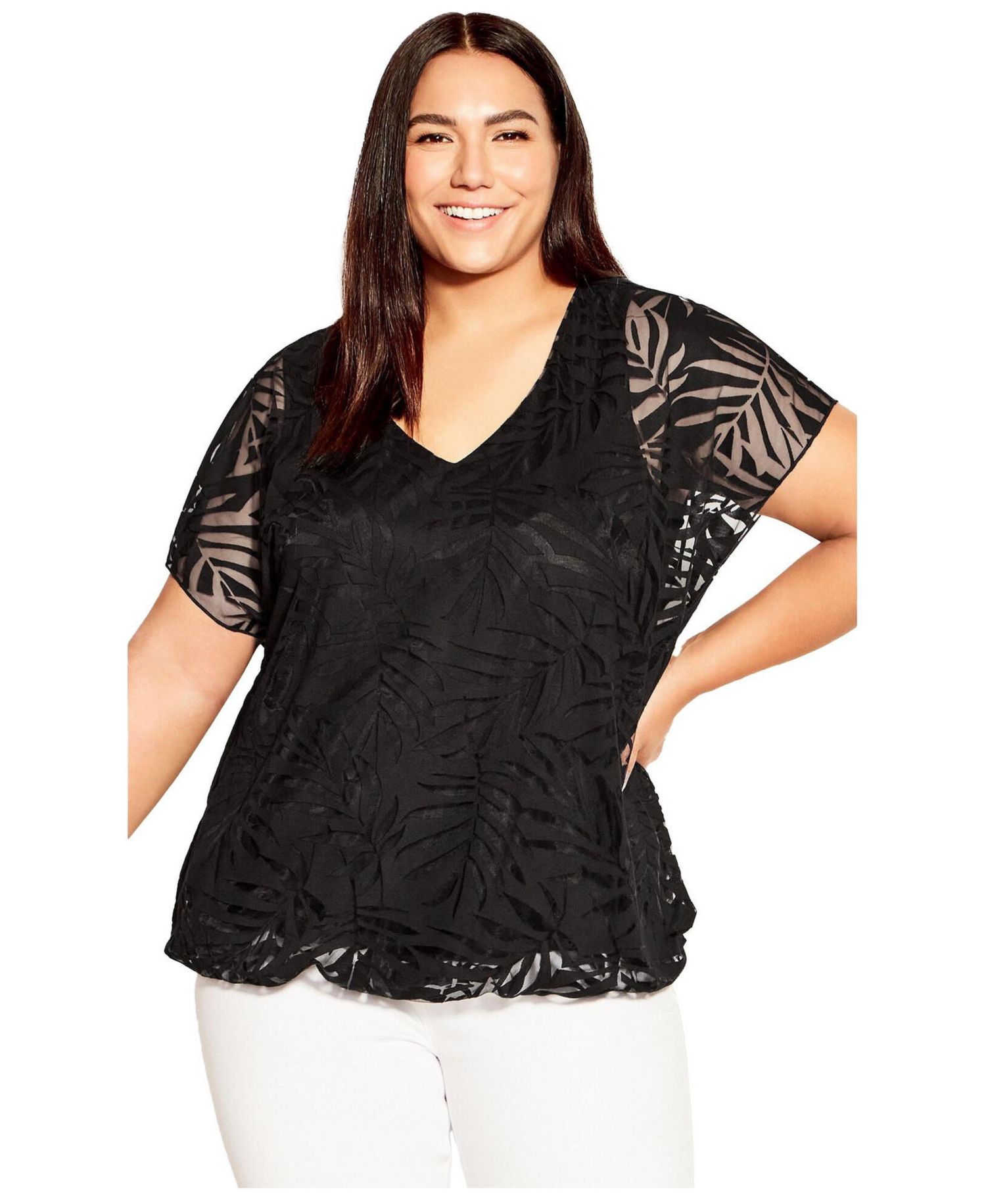 Women's Elora Burnout Top