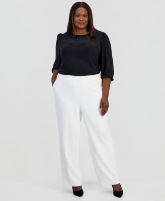 Plus Size Core Julia Stretch Wide-Leg Pants