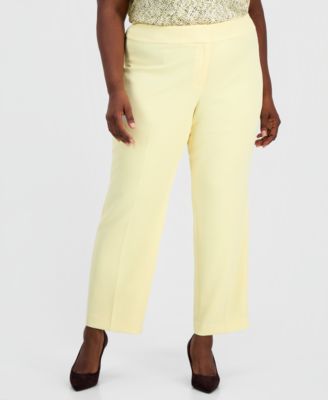 Plus Size Core Julia Stretch Mid-Rise Straight-Leg Pants