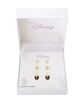 Minnie Mouse Crystal Earring Set