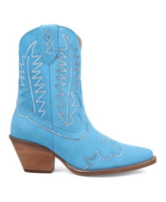 Women's Tiny Pony Suede Leather Bootie