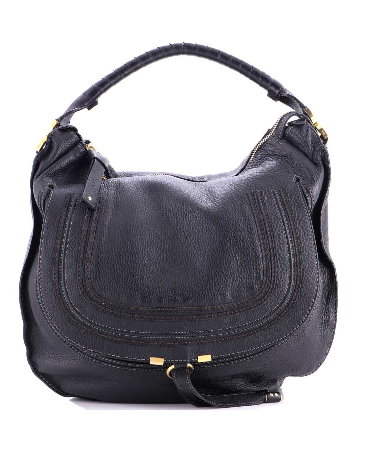 Pre-Owned Chloe Large Marcie Hobo Leather