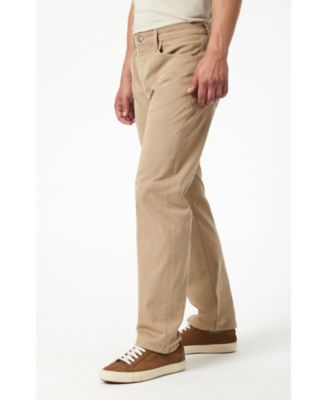 Men's Mavi Matt Relaxed Straight Leg In Khaki Casual Twill