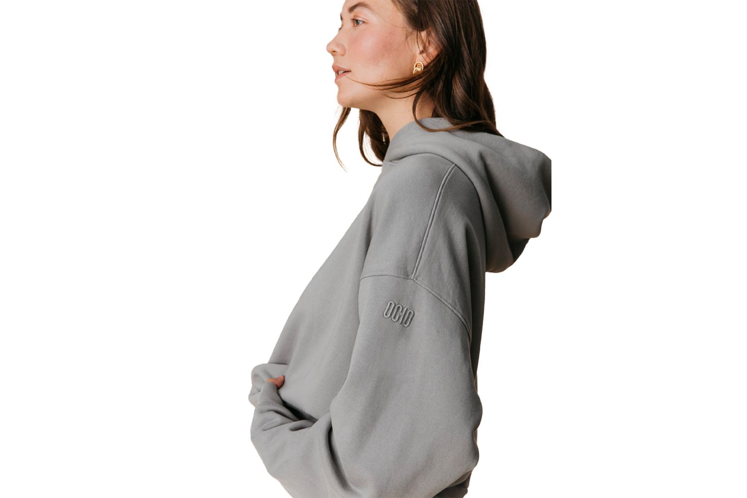 Women’s Organic Cotton Teddy Oversized Hoodie