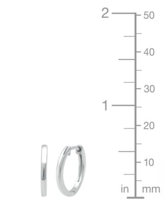 2-Pc. Diamond Hoop Earrings Set (1/6 ct. t.w.) in Sterling Silver