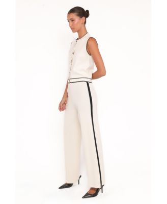 Women's Jules Knitted Pant Set - White
