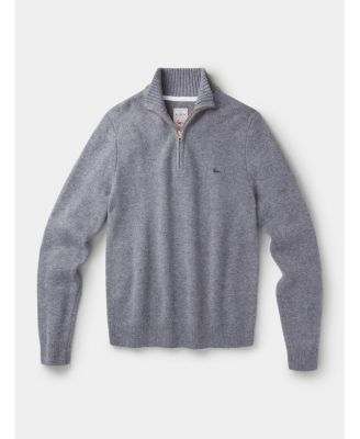 Men's Pepper Lambswool Zip Neck Sweater