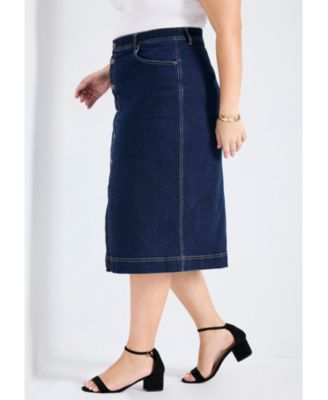 Women's Plus Size Billy Denim Skirt