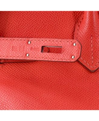 Birkin 30 Handbag Pink Epsom with Palladium Hardware