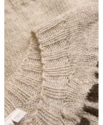 Women's Brit Wool Chevron Yoke Cardi