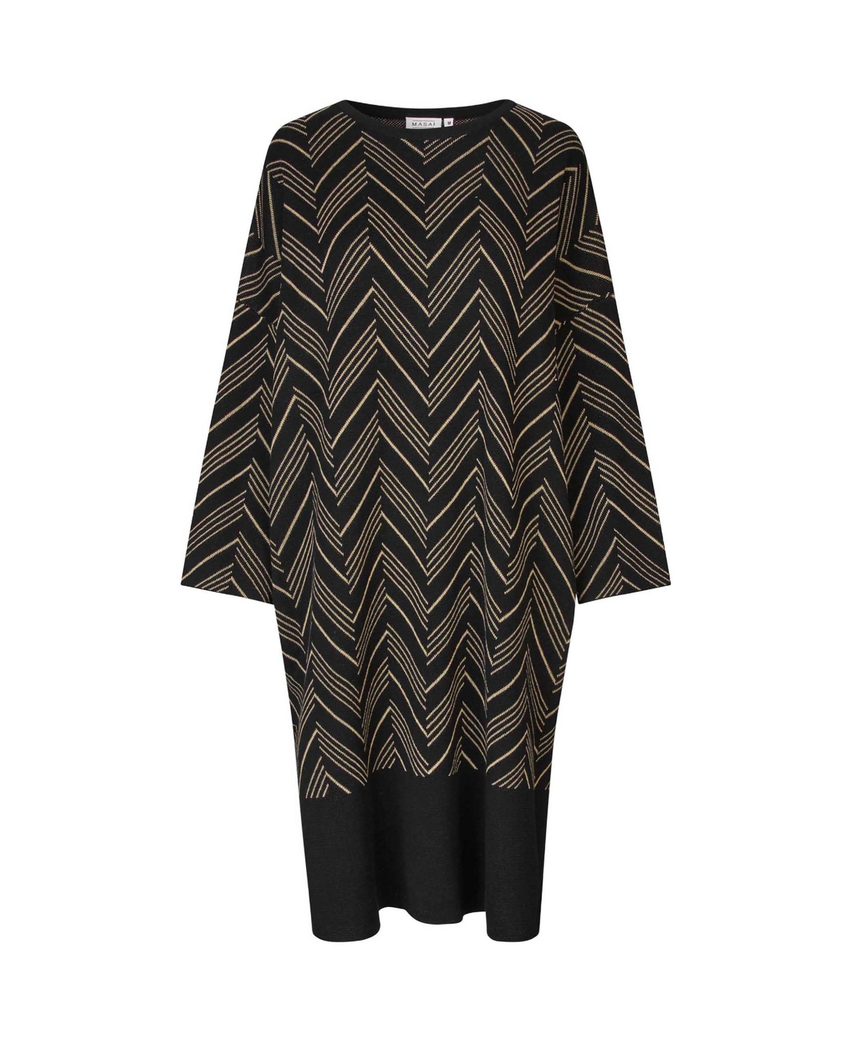 Masai Copenhagen Women's MaNuska3/4 Sleeve Loose Fit Midi Dress