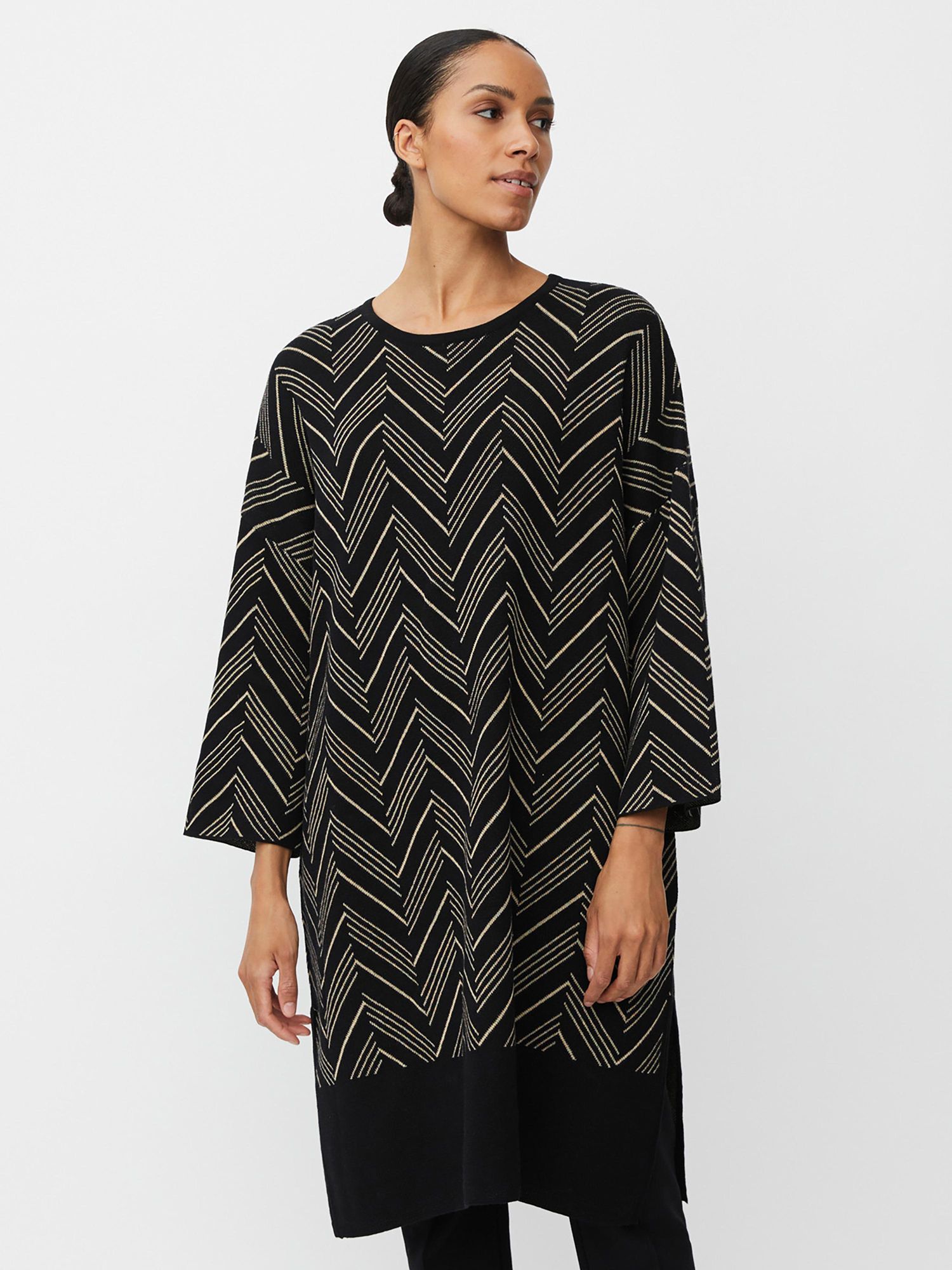 Women's MaNuska3/4 Sleeve Loose Fit Midi Dress