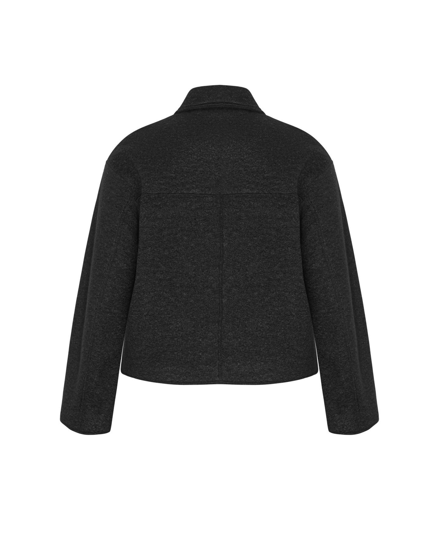 Женская куртка CITY CHIC Plus Size Boucle Zip Front, цвет: Чёрный — фото 5
