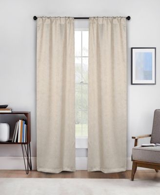 Senna Textured Blackout Curtain Set of 2 Panels, 26"x 84"
