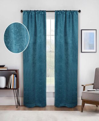 Senna Room Darkening Rod Pocket Curtain 2 Panels