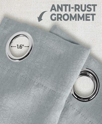 Senna Textured Blackout Curtain Set of 2 Panels, 42"x 96"