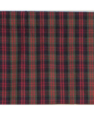Timeless Plaid Tailored 100% Cotton with Fully Lined 3" Rod Pocket Valnance for Windows 50" x 14" Multi