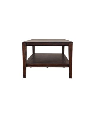 Fall River Solid Sheesham Wood Coffee Table, Gray