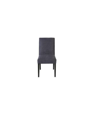 Enna Solid Wood Dining Chair, Gray (Set of 2)