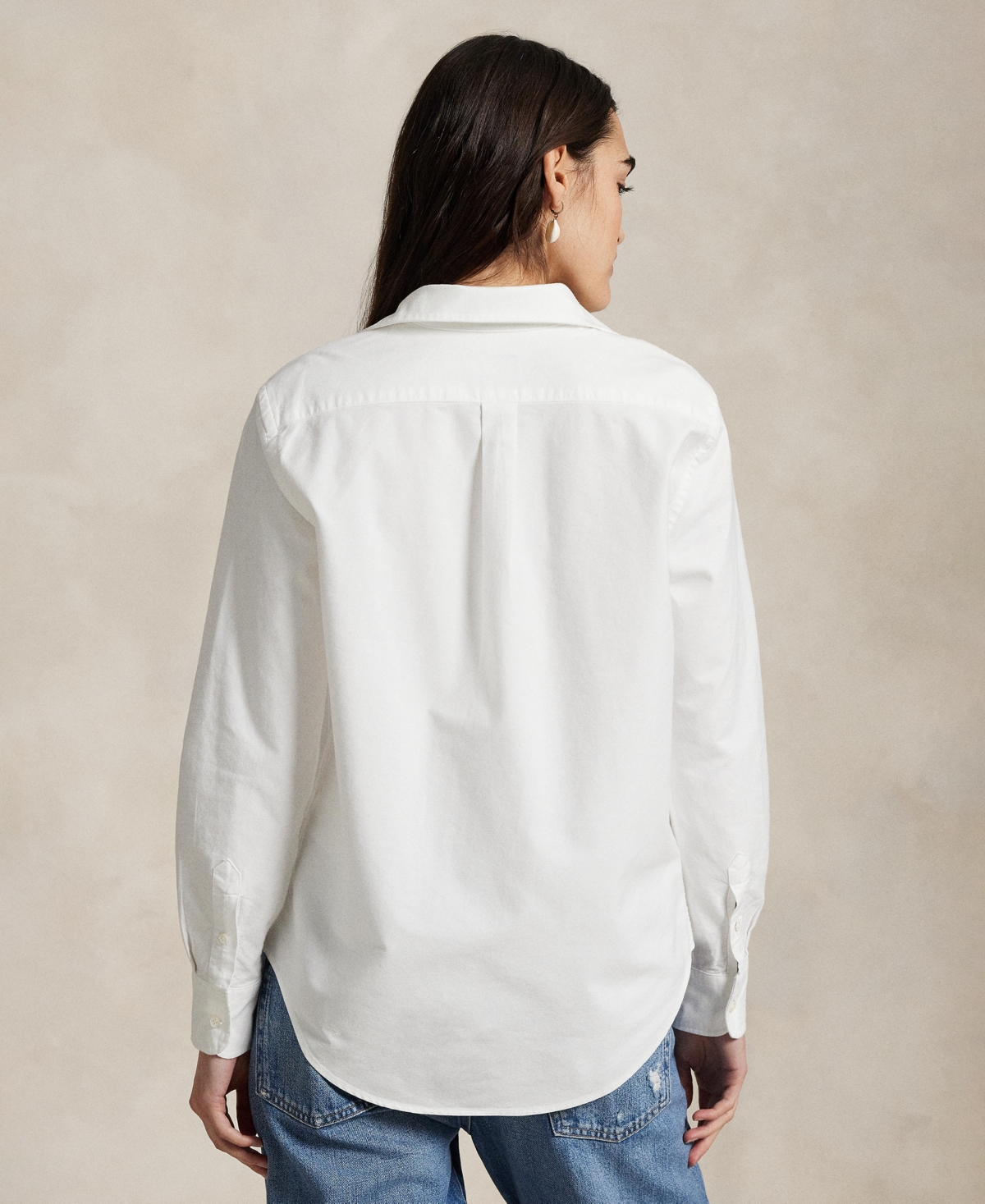 Polo Ralph Lauren Women's Classic-fit Oxford Shirt In White