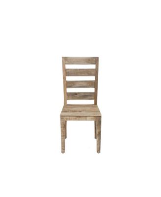 Berkshire Solid Wood Dining Chair, Brown (Set of 2)