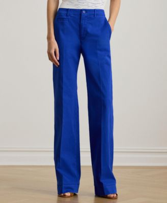 Lauren Ralph Lauren - Women's Stretch Cotton Chino Flare Pants