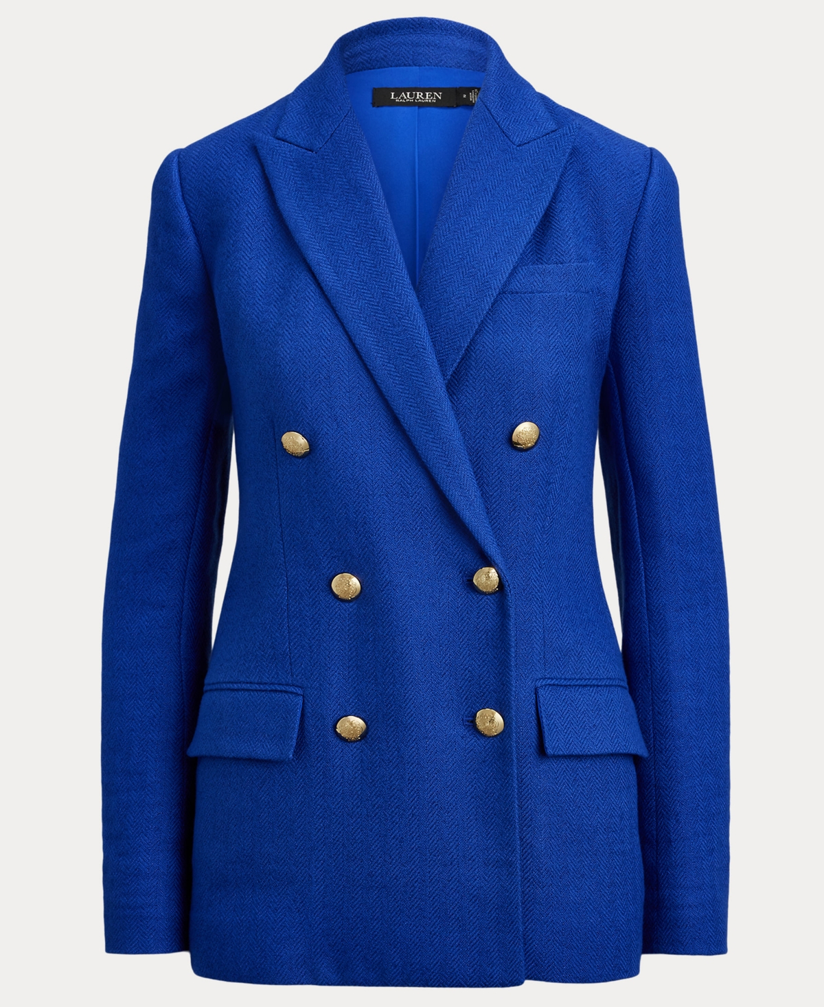 Ralph Lauren Women's Double-breasted Blazer In Blue