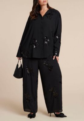 Women's Oversized Embellished Top