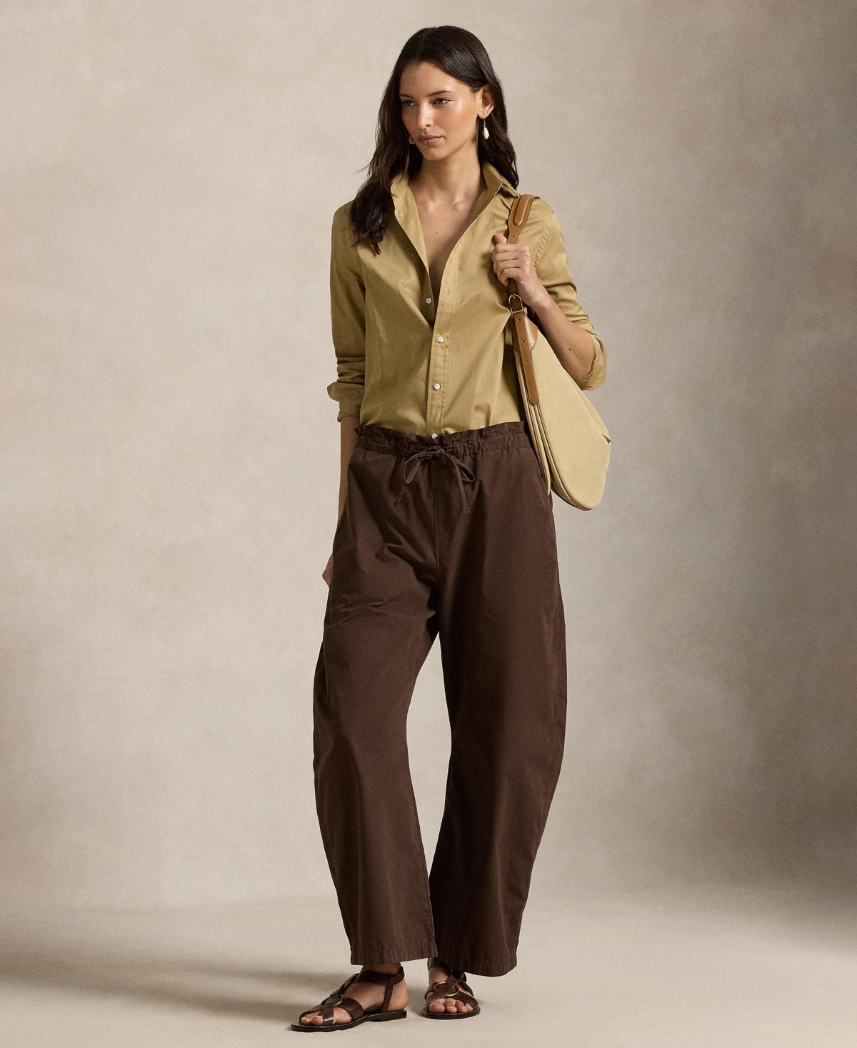 Polo Ralph Lauren Women's Classic-fit Cotton Twill Shirt In Multi