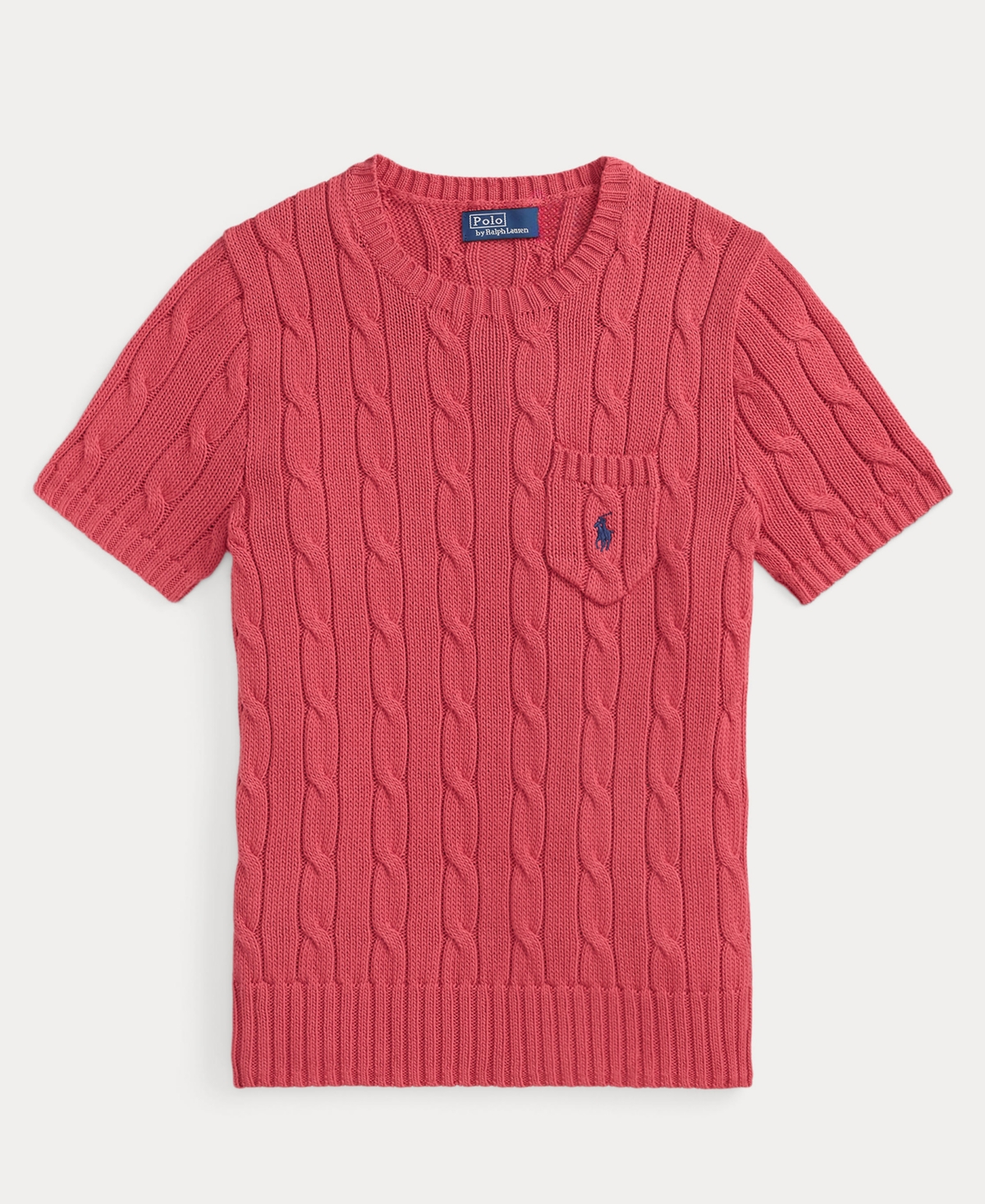 Polo Ralph Lauren Women's Cable-Knit Short-Sleeve Sweater