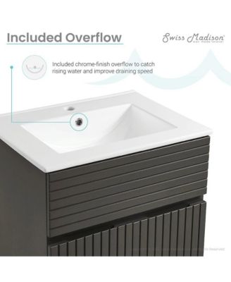 Bernay 24" Bathroom Vanity in Cedar Gray