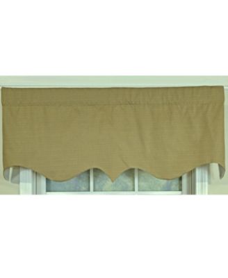 100% Cotton Basket Weave Regal With Poly/Cotton lining Rod Pocket Valance 50" x 15" Loden