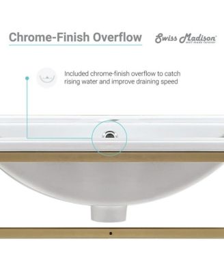 Pierre 30 Single, Open Shelf, Gold Metal Frame Bathroom Vanity