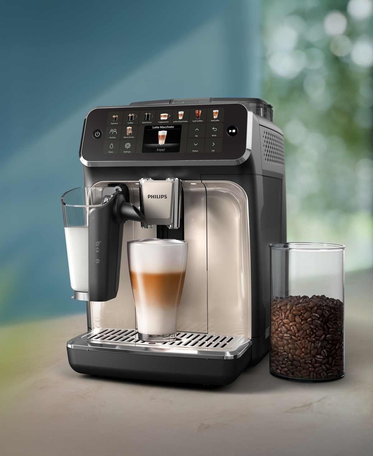 Philips 5500 Fully Automatic Espresso Machine with LatteGo Milk Frother