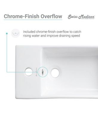 Pierre 19.5 Single, Freestanding, Open Shelf, Chrome Metal Frame Bathroom Vanity