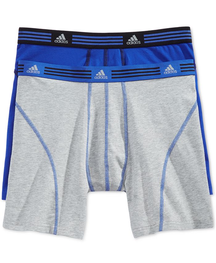adidas Men's Athletic Stretch 2 Pack Boxer Brief & Reviews - Underwear ...
