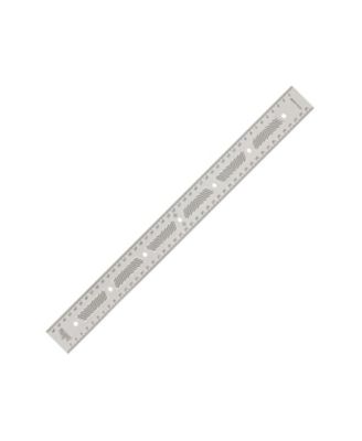 07416 Stainless Steel 450mm Precision Ruler with Patented Flex Grip and Fade Resistant Markings