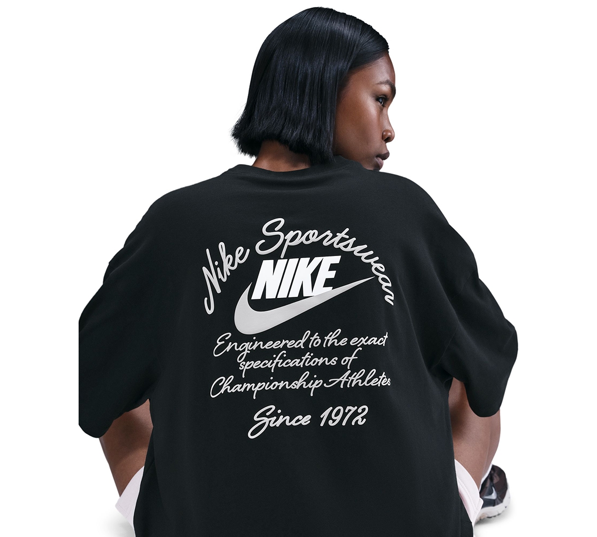 Nike Women's Sportswear Oversized T-shirt In Black