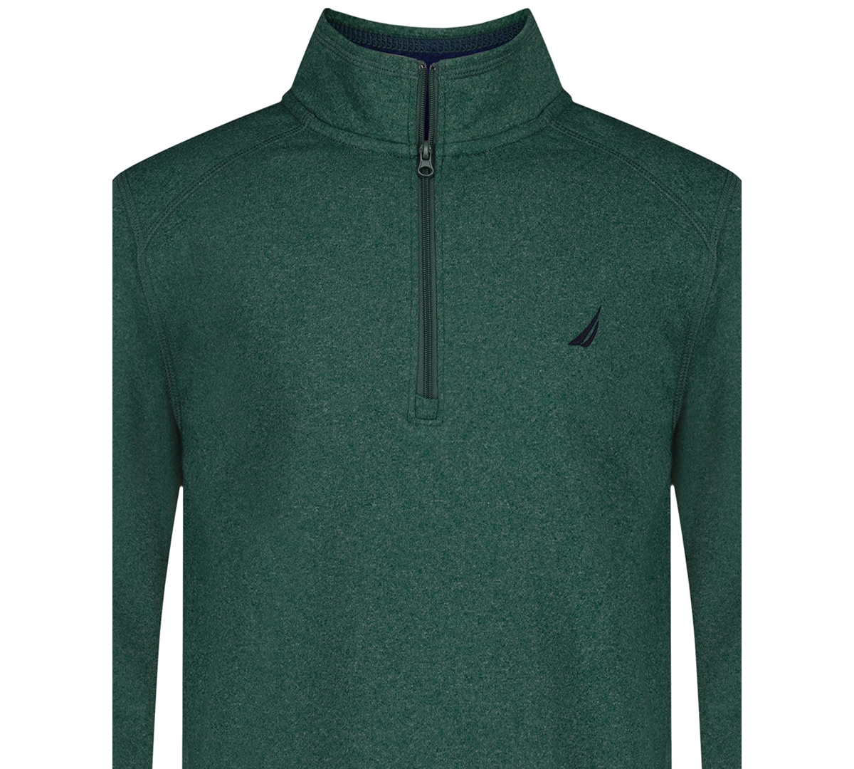 Nautica Boys 4-20 Quarter Zip-up Jacket In Green